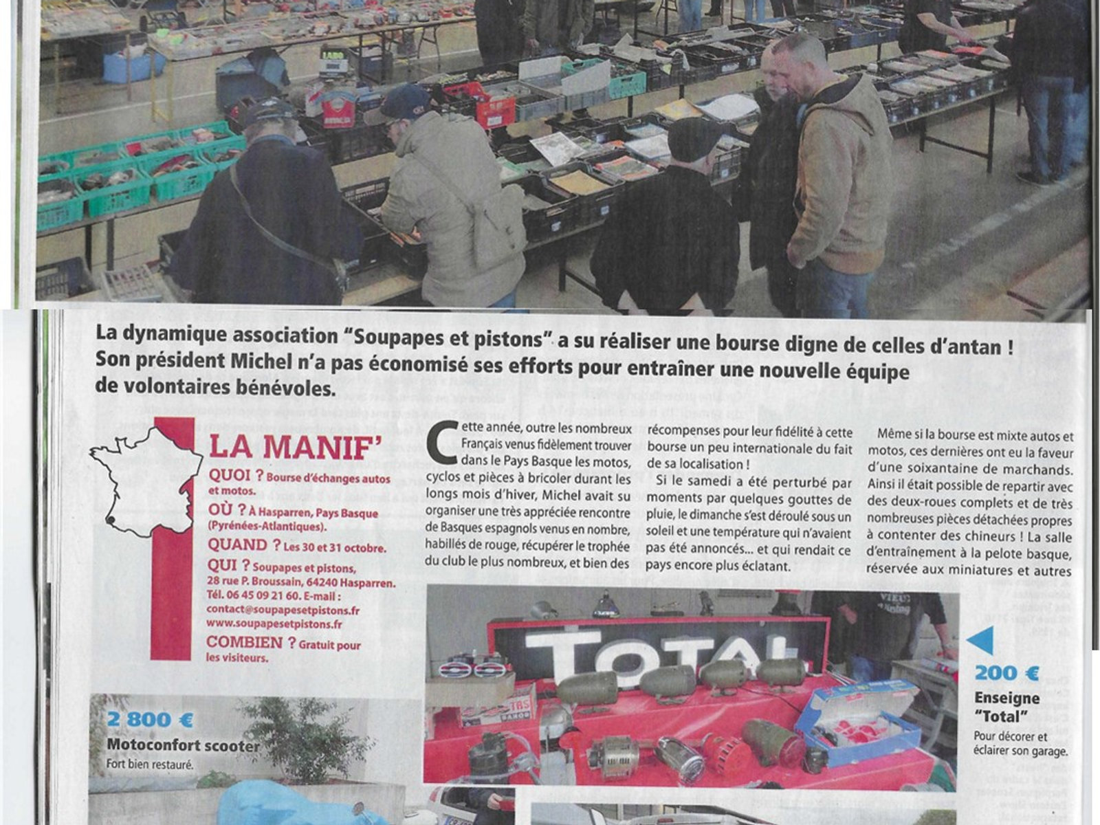 La bourse de Hasparren dans la presse